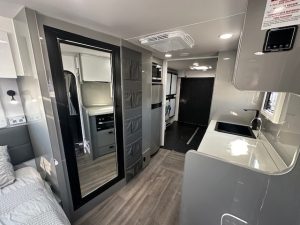 Hallway in Paramount Tuff Mudda Combo Shower